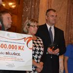 Obec Bělušice - Oranžová stuha Ústeckého kraje roku 2013