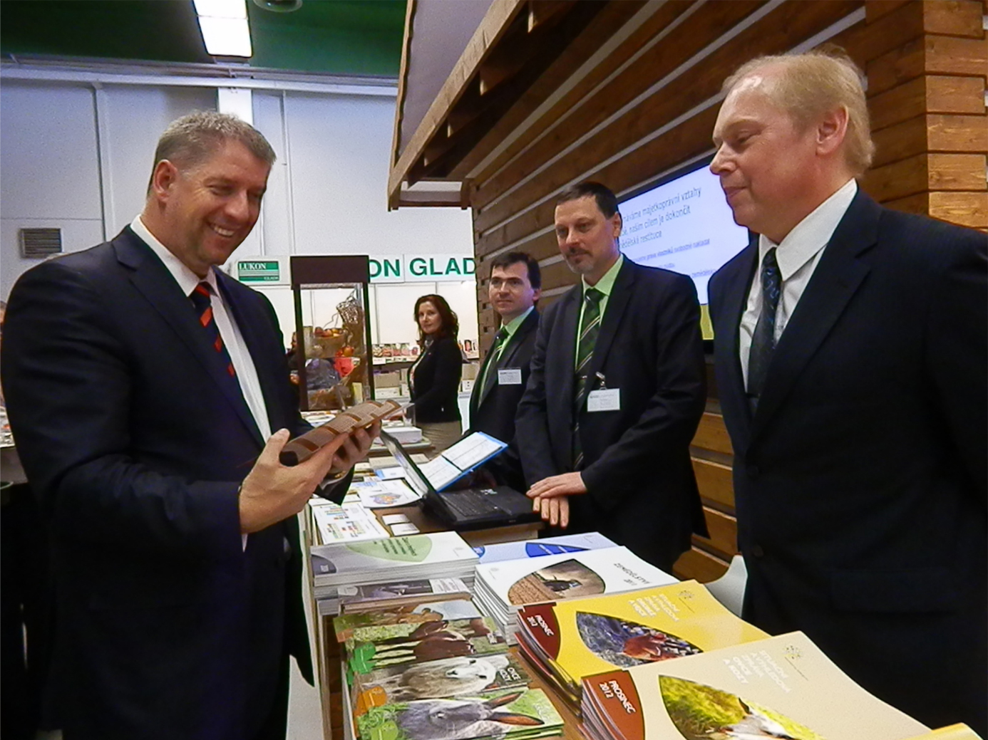 Ministr Bendl na výstavě Zemědělec 2013